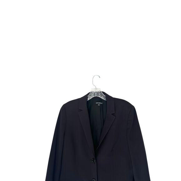 J.Crew One Button Blazer Black Office Work Business Academia Preppy Size 8 - Picture 3 of 12